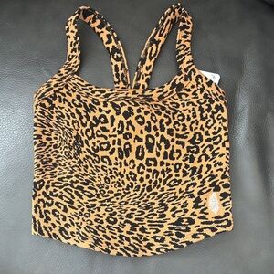 Free People Movement All Clear Leopard Cami Sz XS/S NWT